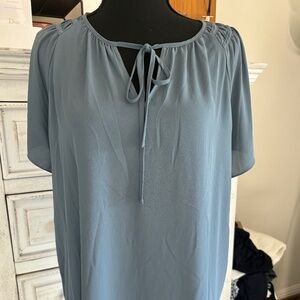 Ann Taylor Front Tie Blouse